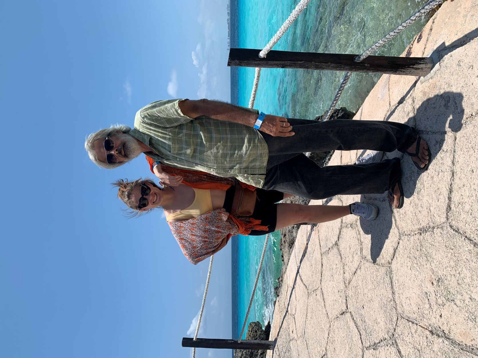 The Punta Sur path below the temple ruin