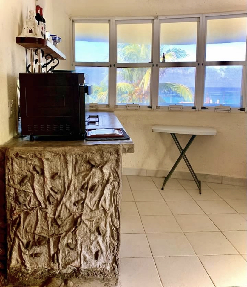 state of the art concrete waterfall edge sink counter