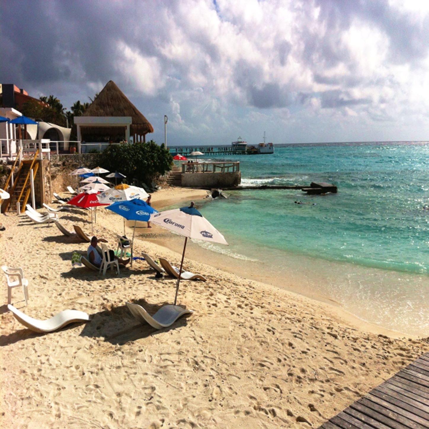 Garrafon de Castillo snorkling on Isla Mujeres.